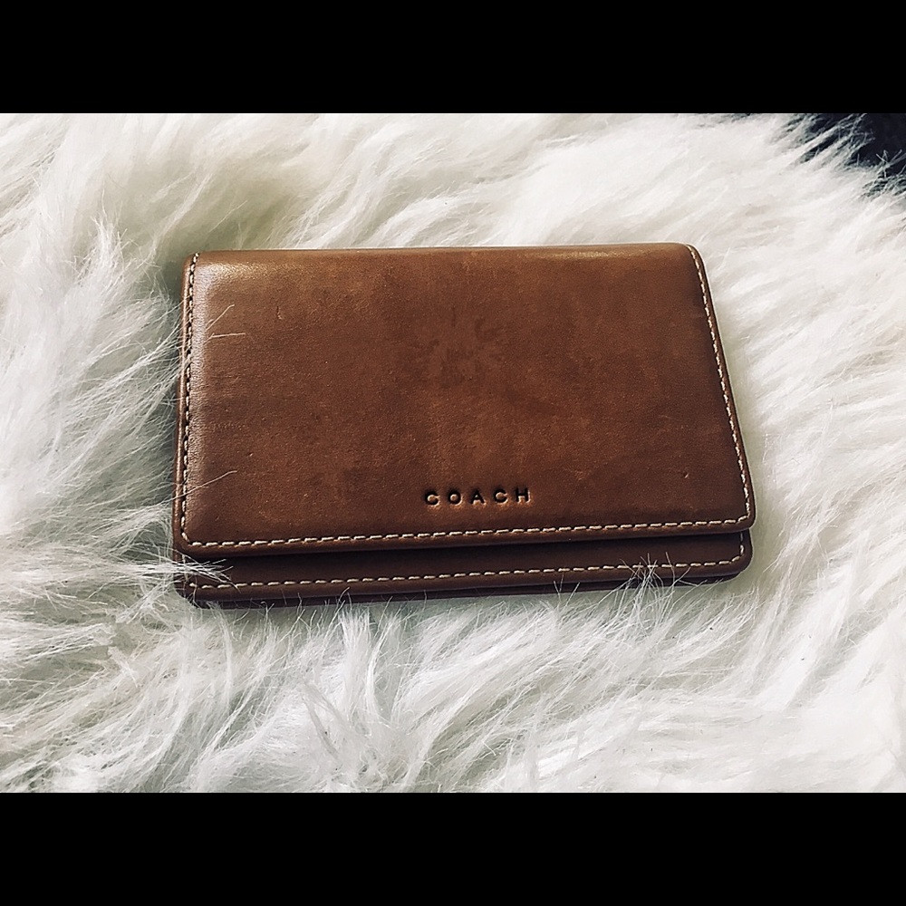 Brown COACH Leather Wallet